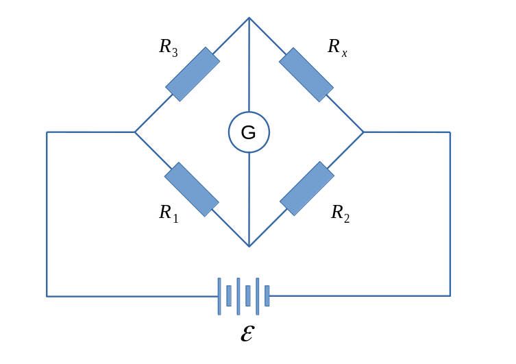 Schematic of Wheatstone bridge